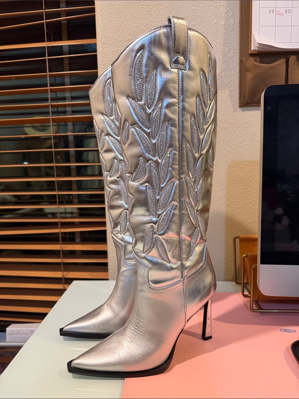 Women's Kinzee Stiletto Western Tall Dress Boots